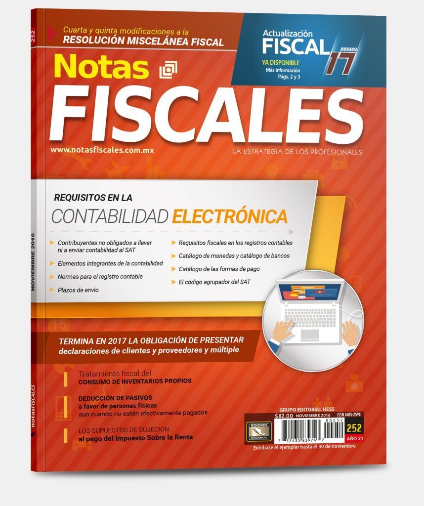 Notas Fiscales 252 (Noviembre 2016)