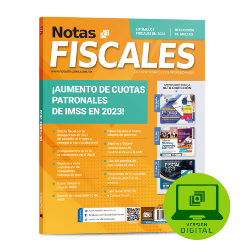 Notas Fiscales 323 (octubre 2022)