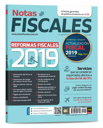 Notas Fiscales 278 (enero 2019)