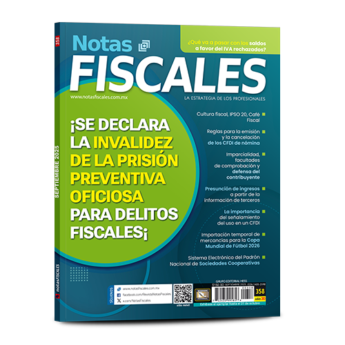 Notas Fiscales 358 (Septiembre 2025)
