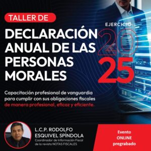 Taller de Declaración anual Personas Morales 2026