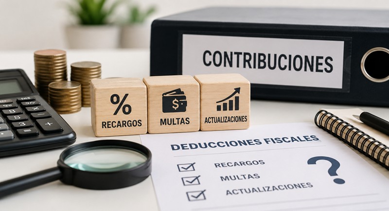 En este momento estás viendo Los accesorios de las contribuciones: ¿son deducibles o no?
